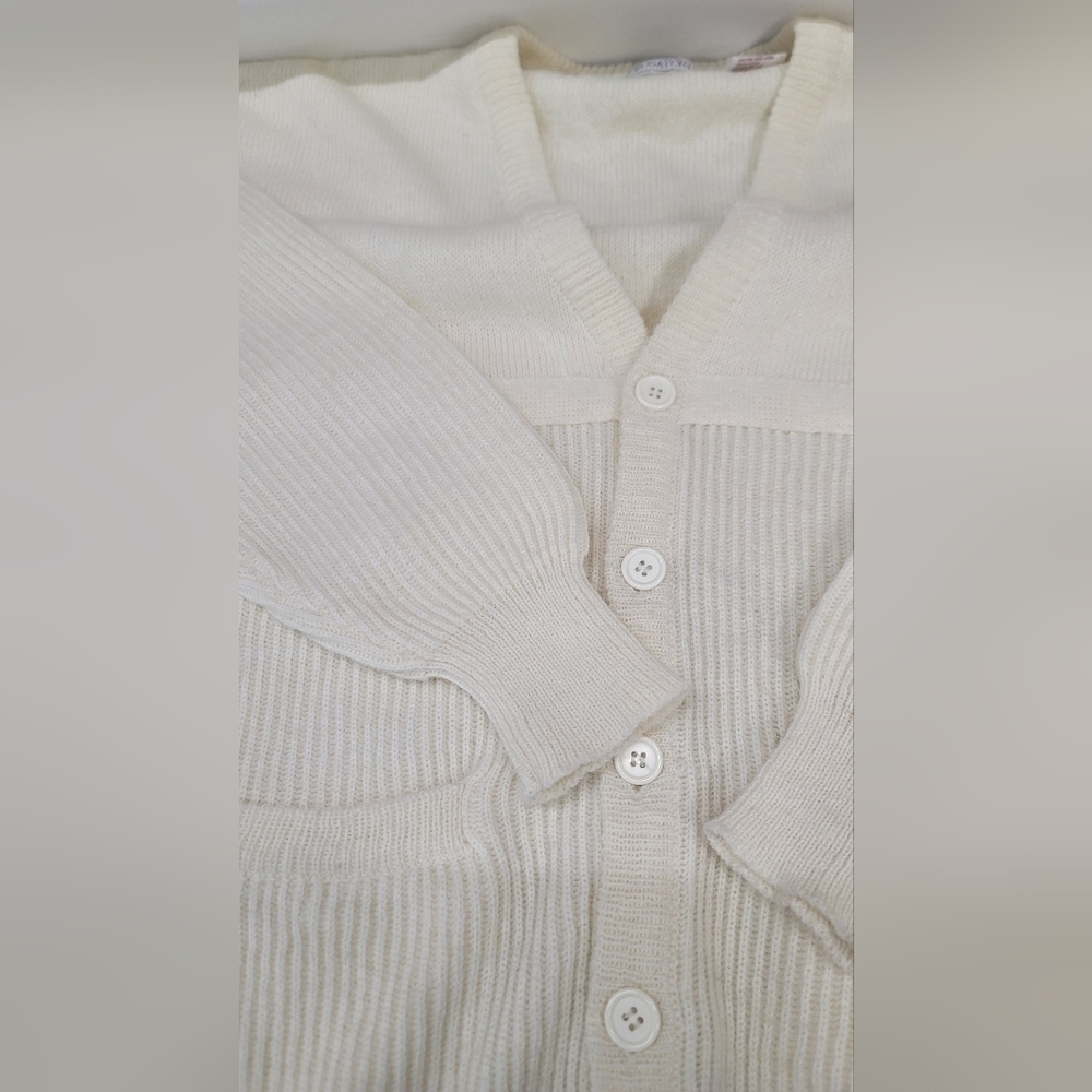 Bugatchi coastal grandma Knit  wool blend cardigan - Picture 9 of 10